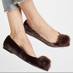Sam Edelman Raddie Faux Fur Ballet Flat